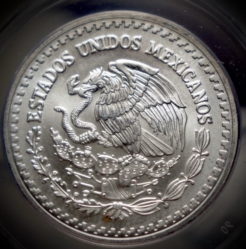 1994 SILVER MEXICO LIBERTAD 1 OnZa MS