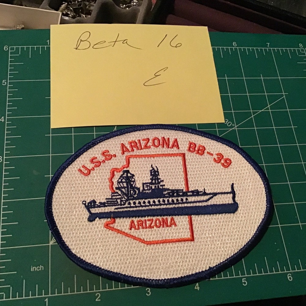 USS ARIZONA BB-39 Battleship Patch