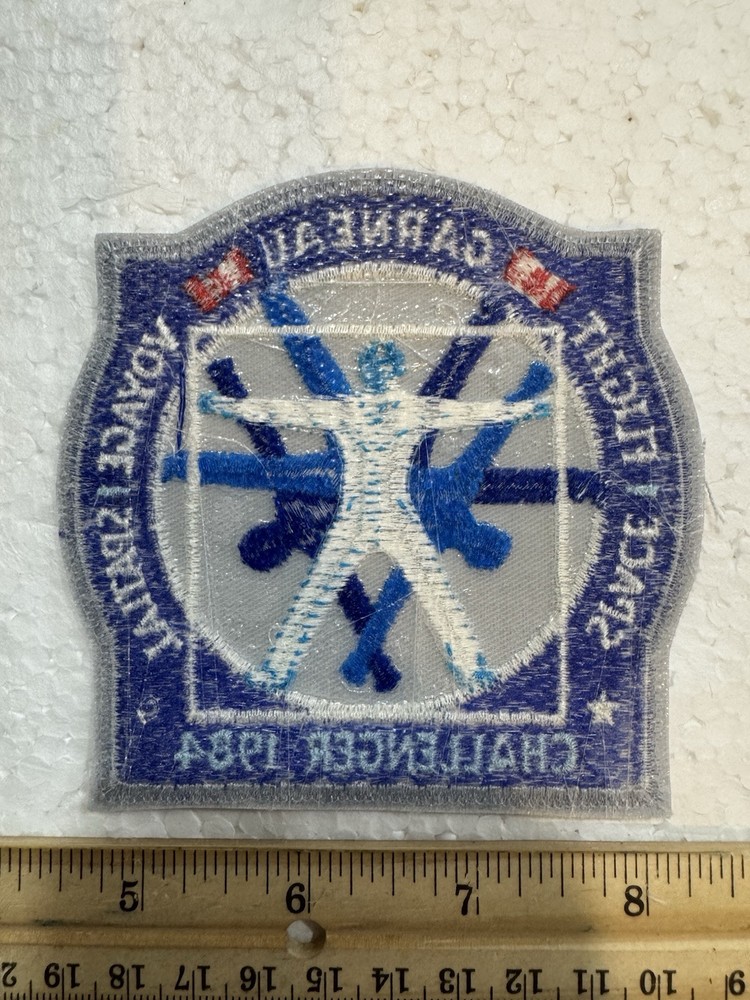 Vintage NASA Space Shuttle Patch - 1984 Challenger - Canada