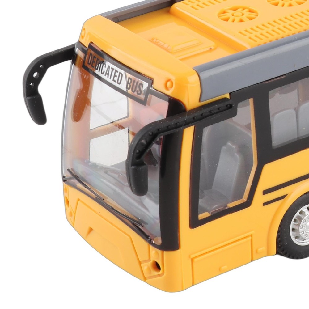 Yellow Remote Control Bus High Simulation All Directions Driving Recharge WT