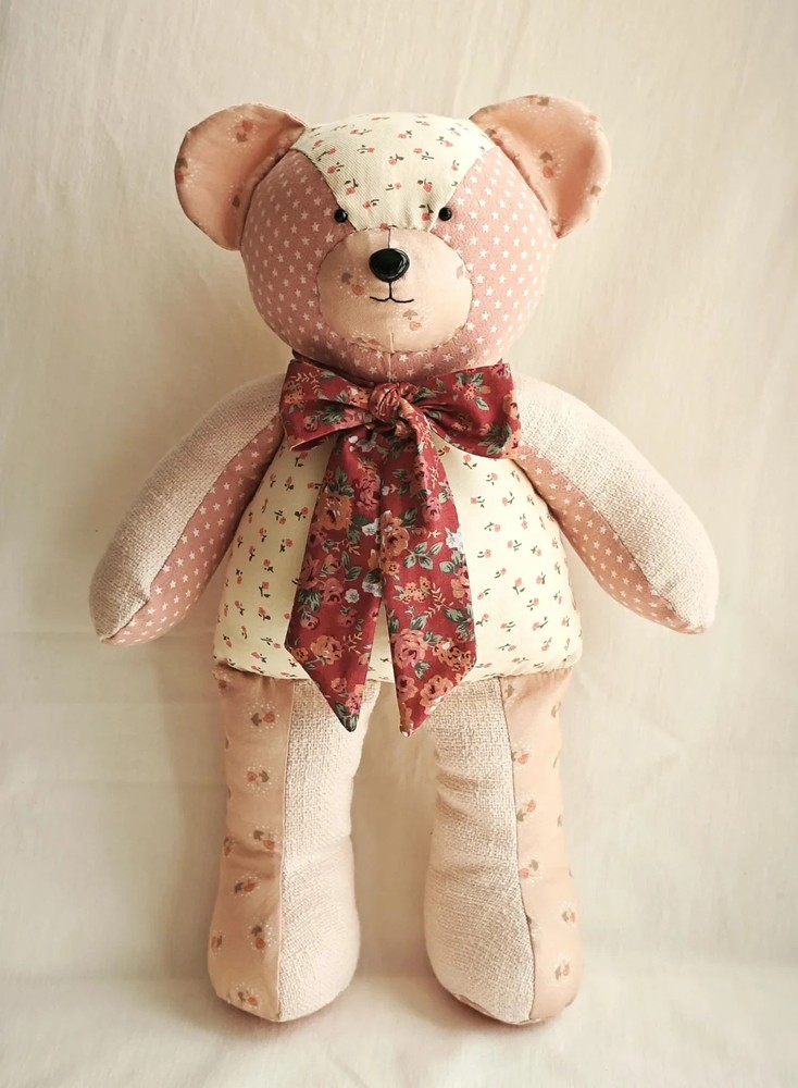 Memory Bear Sewing Pattern Digital Download: Keepsake Teddy Bear Template (PDF)