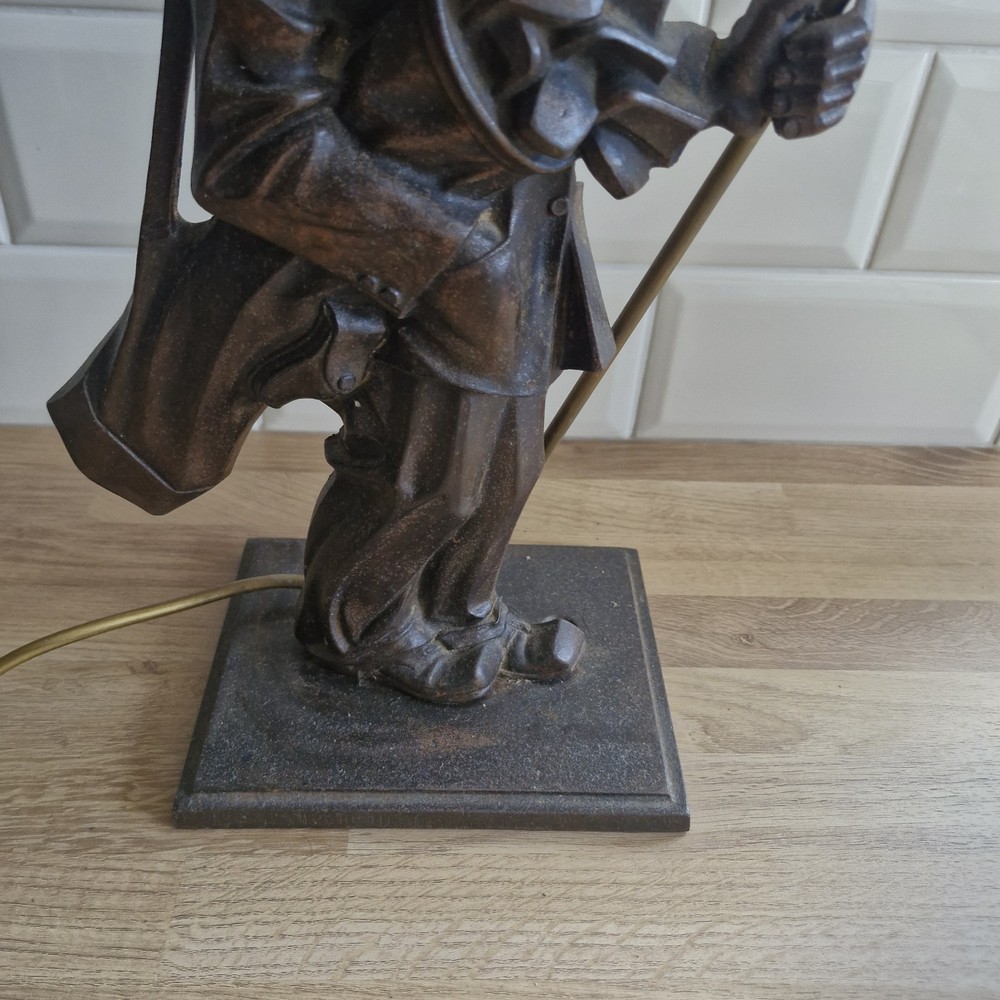 Cast Iron Golfer Table Lamp