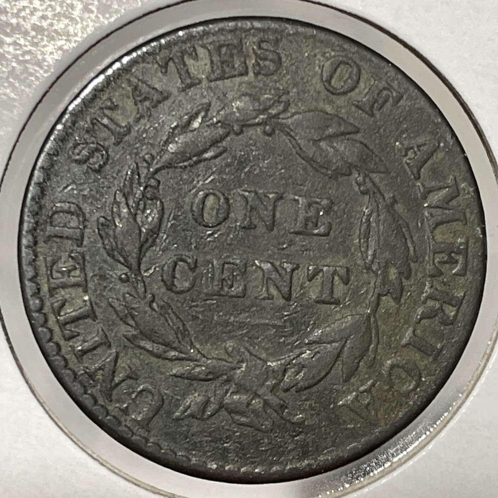 1824 Coronet Head Large Cent Fine