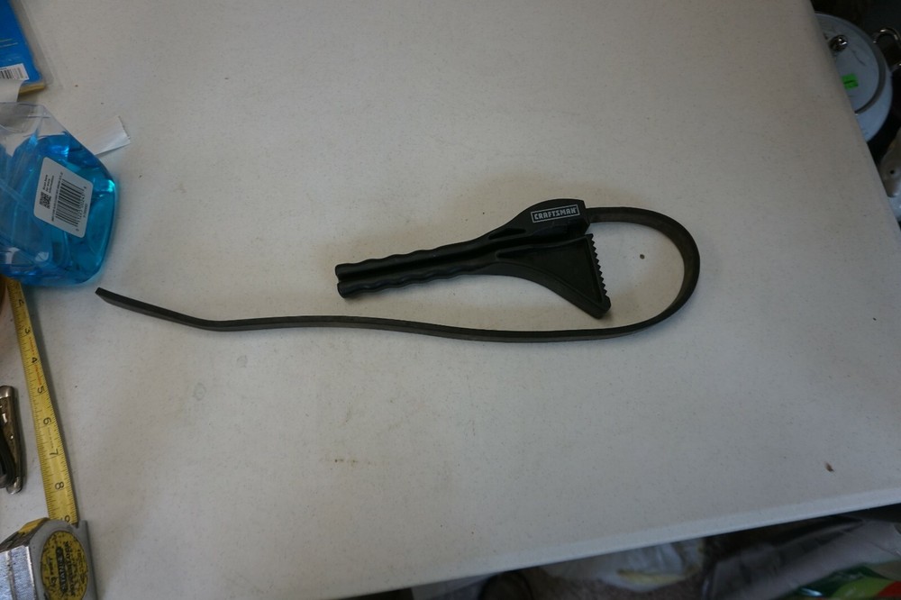 Craftsman Adjustable Sizes Rubber Strap Oil Filter Wrench 45532