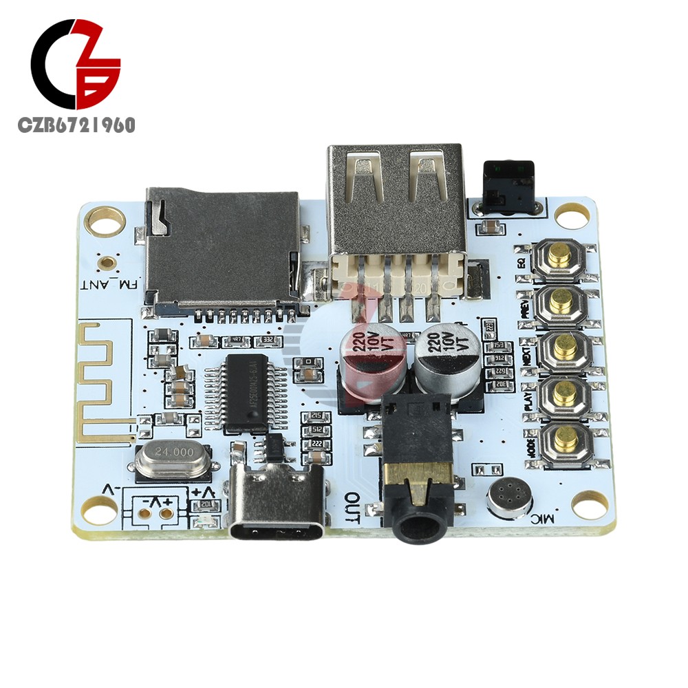 Audio Receiver Board Module Player Bluetooth 5.4 Lossless Decoder Module Type-C