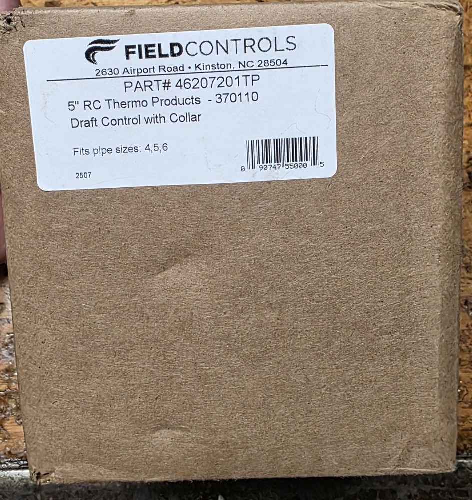 Field Controls 46207201 Draft Control Collar 5" RC-STD Fits 4,5,6" 46207201TP.