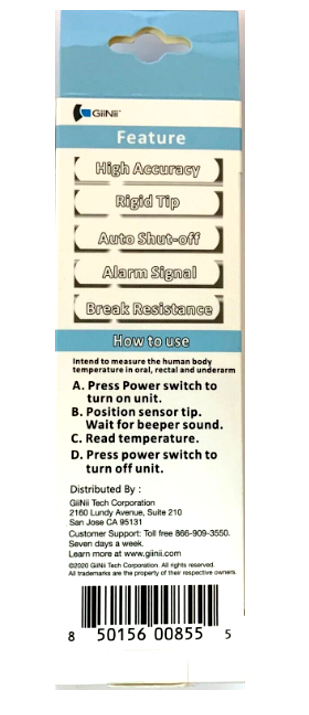 Gii Nii Digital Stick Thermometer