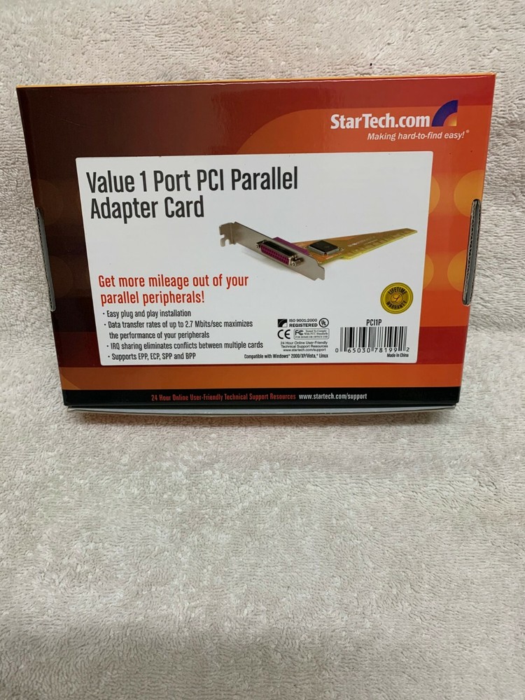 StarTech Value 1 Port PCI Parallel Adapter Card
