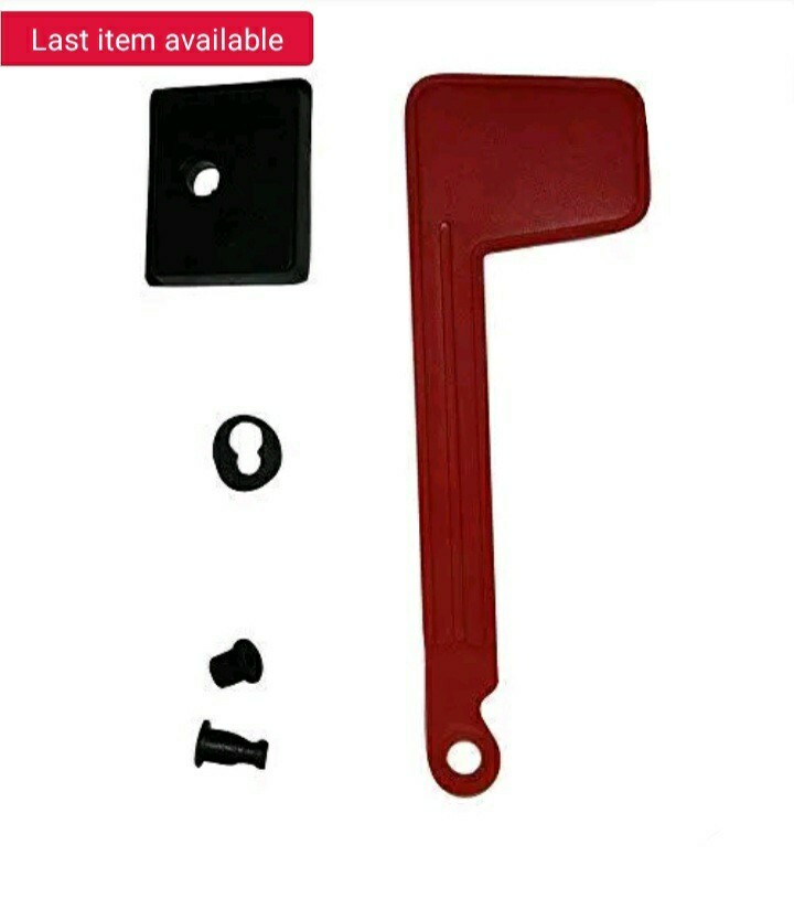 Mailboxes L7.5" W 2.5 Rust-Proof Plastic Red Mailbox Replacement Flag Kit RFL1