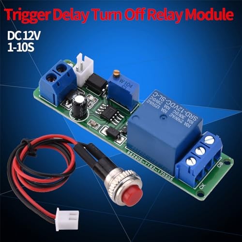 1Pcs DC 12V Timer e Adjustable Timer Delay Turn Off e Timing Relay Time Switch