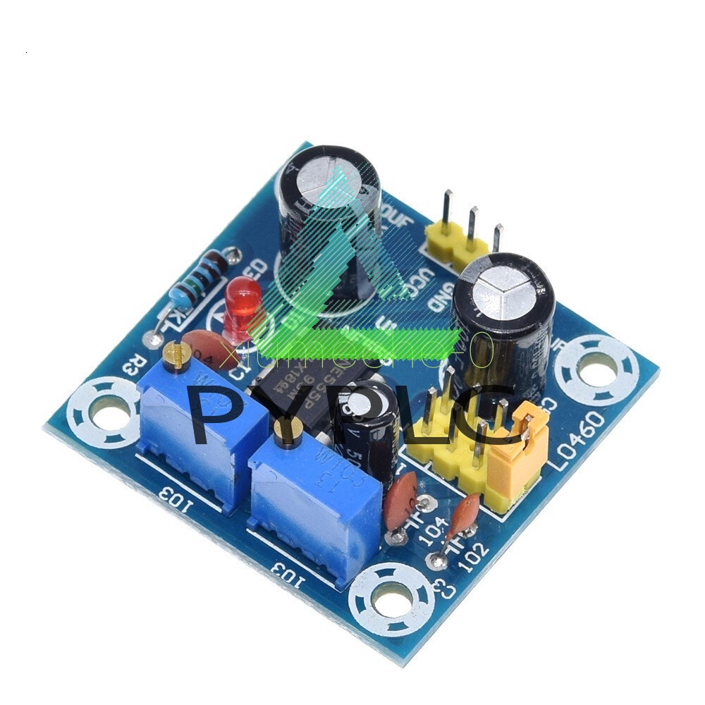 NE555 Duty Cycle and Frequency Adjustable Square Wave Module Board DIY Kit