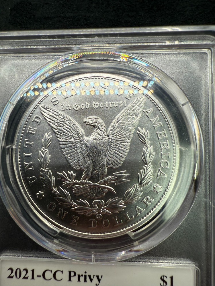 2021 CC Morgan Silver Dollar PCGS MS7 100th Anniversary Advanced Release
