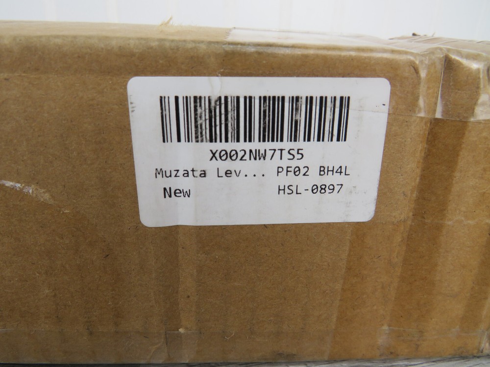 Muzata 1P 42"x2"x2" Black Level Post Drilled Side Mount Cable Railing PF02 BH4L