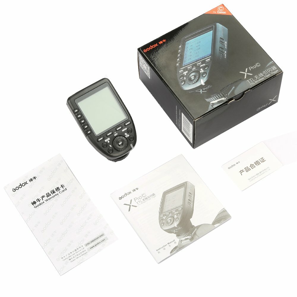 Godox XPro-C Transmitter Trigger TTL 2.4G Flash Speedlite For Canon EOS Camera