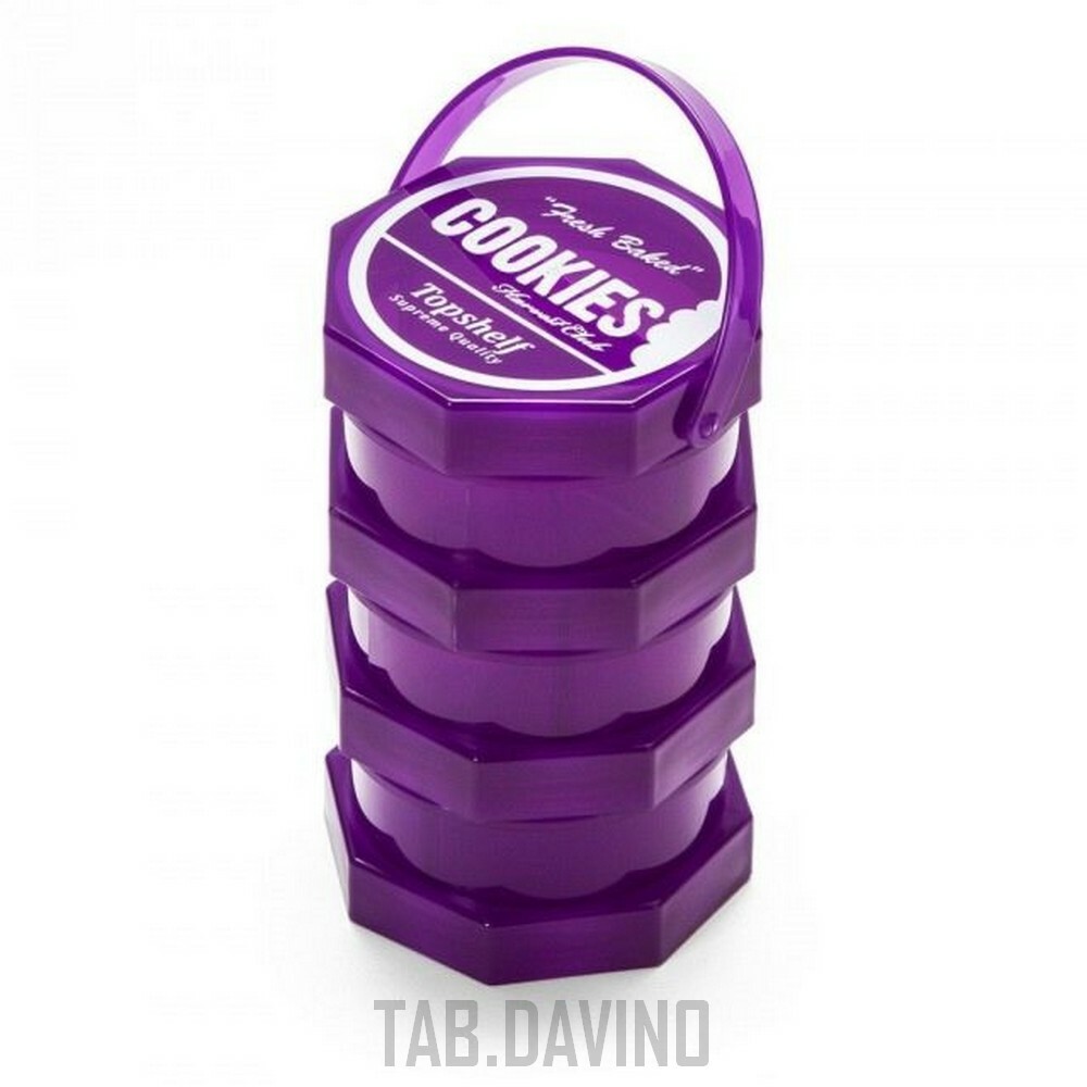COOKIES STORAGE JAR REGULAR PURPLE AIRTIGHT CONTAINER