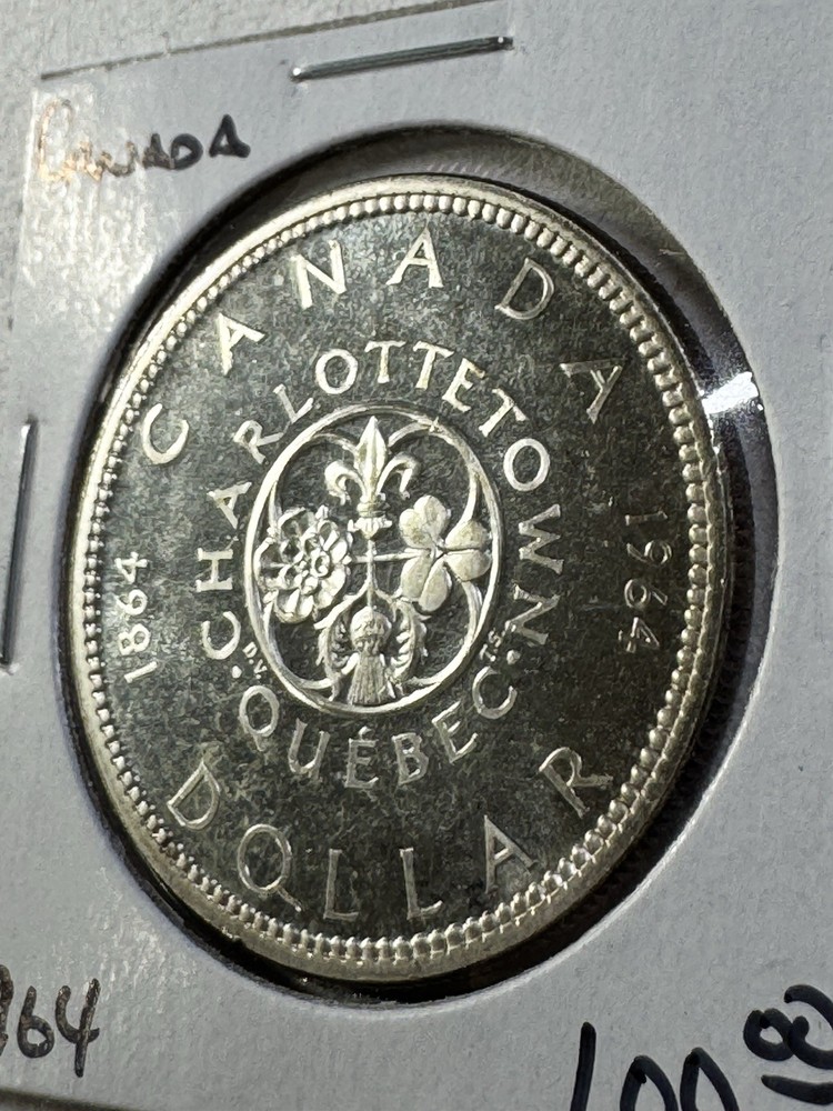 1964 Canada $1 Silver Coin Charlottetown