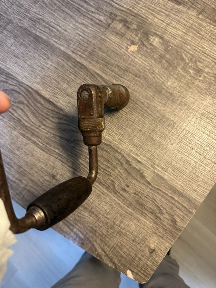 Vintage Stanley Hand Drill With Chuck