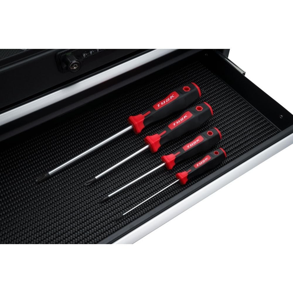 TUSK JIS Screwdriver Set Red