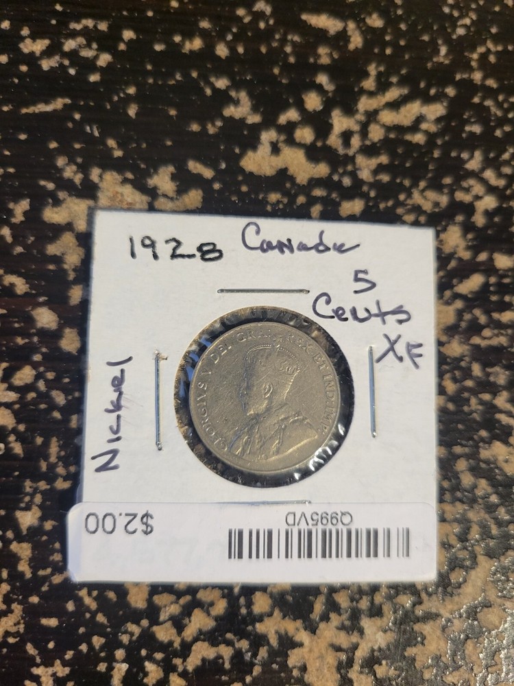 1928 Canada 5 Cents