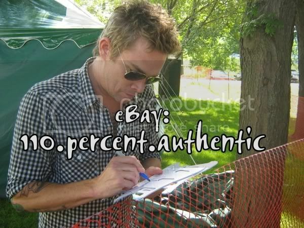 MARK MCGRATH SUGAR RAY SIGNED GUITAR PICKGUARD *EXACT PROOF*