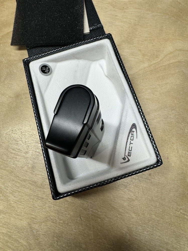 Vector Delta - Double Jet Flame Torch Lighter - Black - New