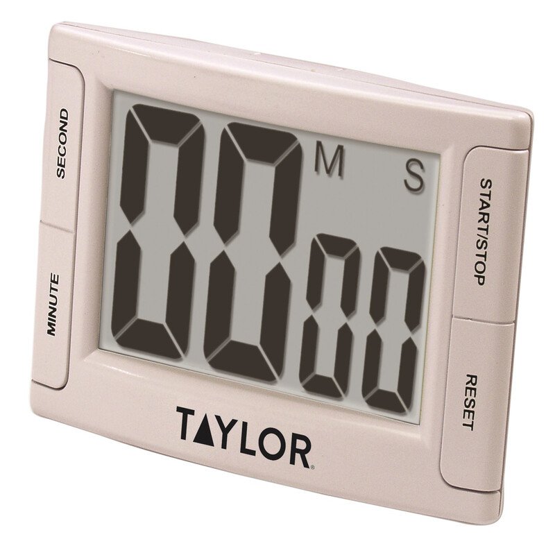 Taylor 5896 White Plastic Digital Display Timer