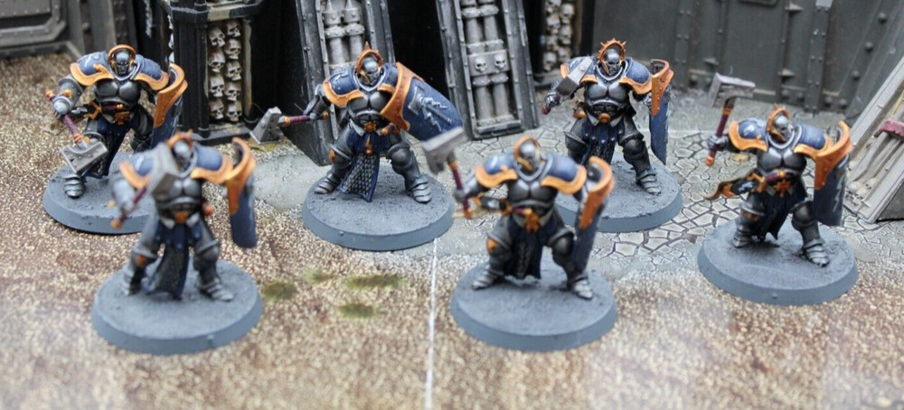 Stormcast Eternals 6x Silver Liberators, Painted, ID#1420