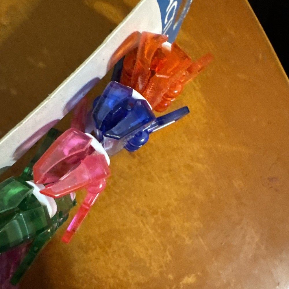 Practi-Clip, Neon Colored Multi Use Unique Practical Clips, 5 pc Set NEW