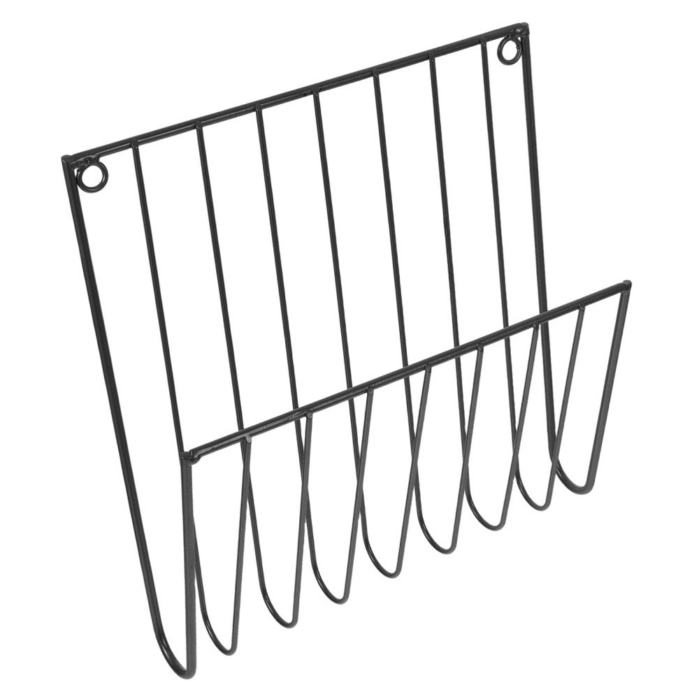 Magazine Holder Metal Wall Mounted Document Mail Organizer File Rack