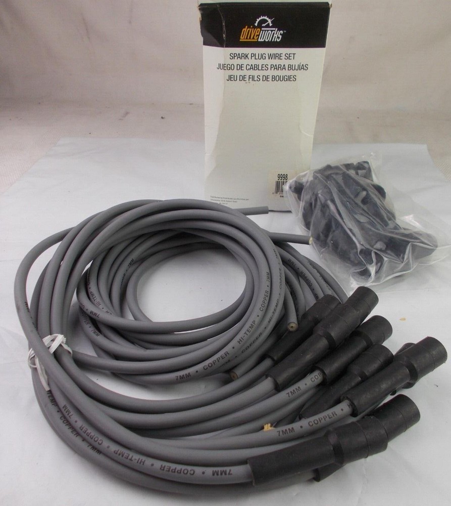 Universal 7mm Spark Plug Wire Set 8 Cyl DriveWorks 9998