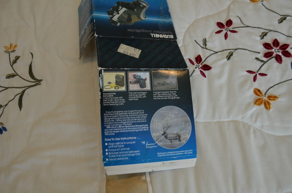 Bushnell 5X20 Rangefinder Box