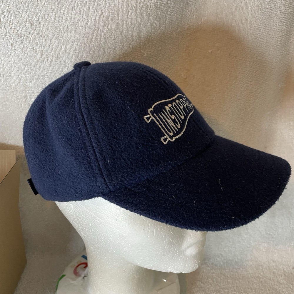 Old Navy Blue Unstoppable Adjustable Buckle Hat Baseball Cap Flag Lucky