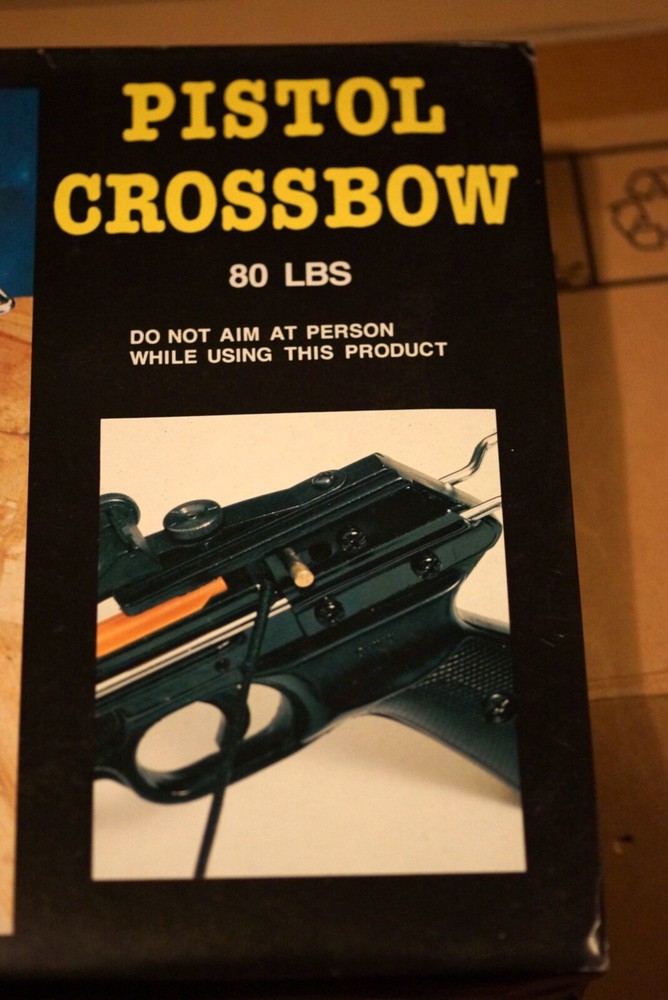 CROSSBOW Pistol Bow 80Lbs 24 EXTRA Bolts & 2 EXTRA Strings COMBO SET Archery