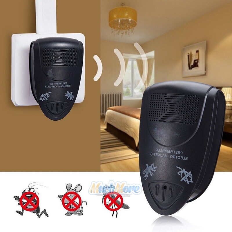 3X Electronic Ultrasonic Plus Mosquito Rat Rodent Mice Bug Pest Plug-in Repeller
