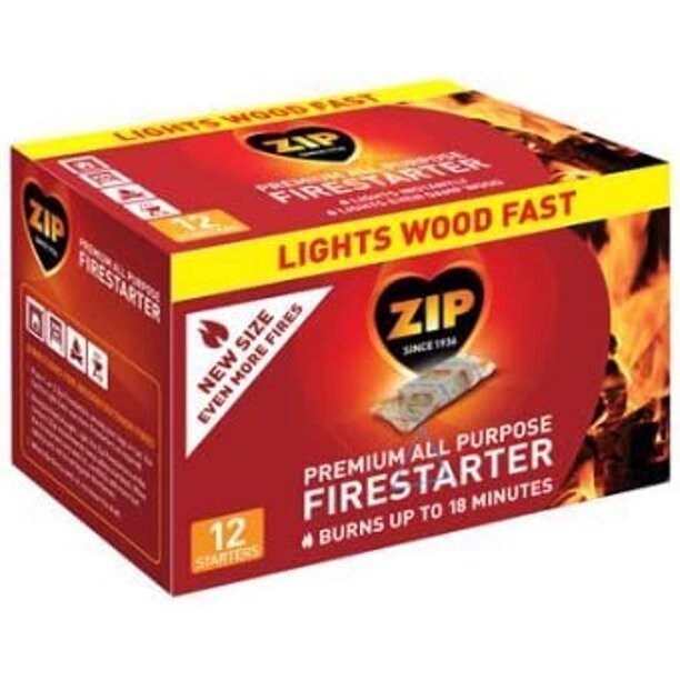 Zip Premium All Purpose Wrapped Fire Starter 36 Pack