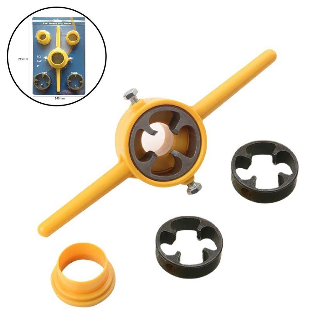 Pipe Threader 33mm Upper Diameter NPT Thread Plastic/alloy Handle Tools