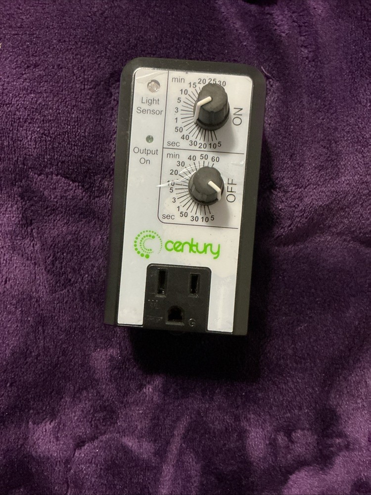 Century Short Period Repeat Cycle Intermittent Timer, Interval U97A, Black