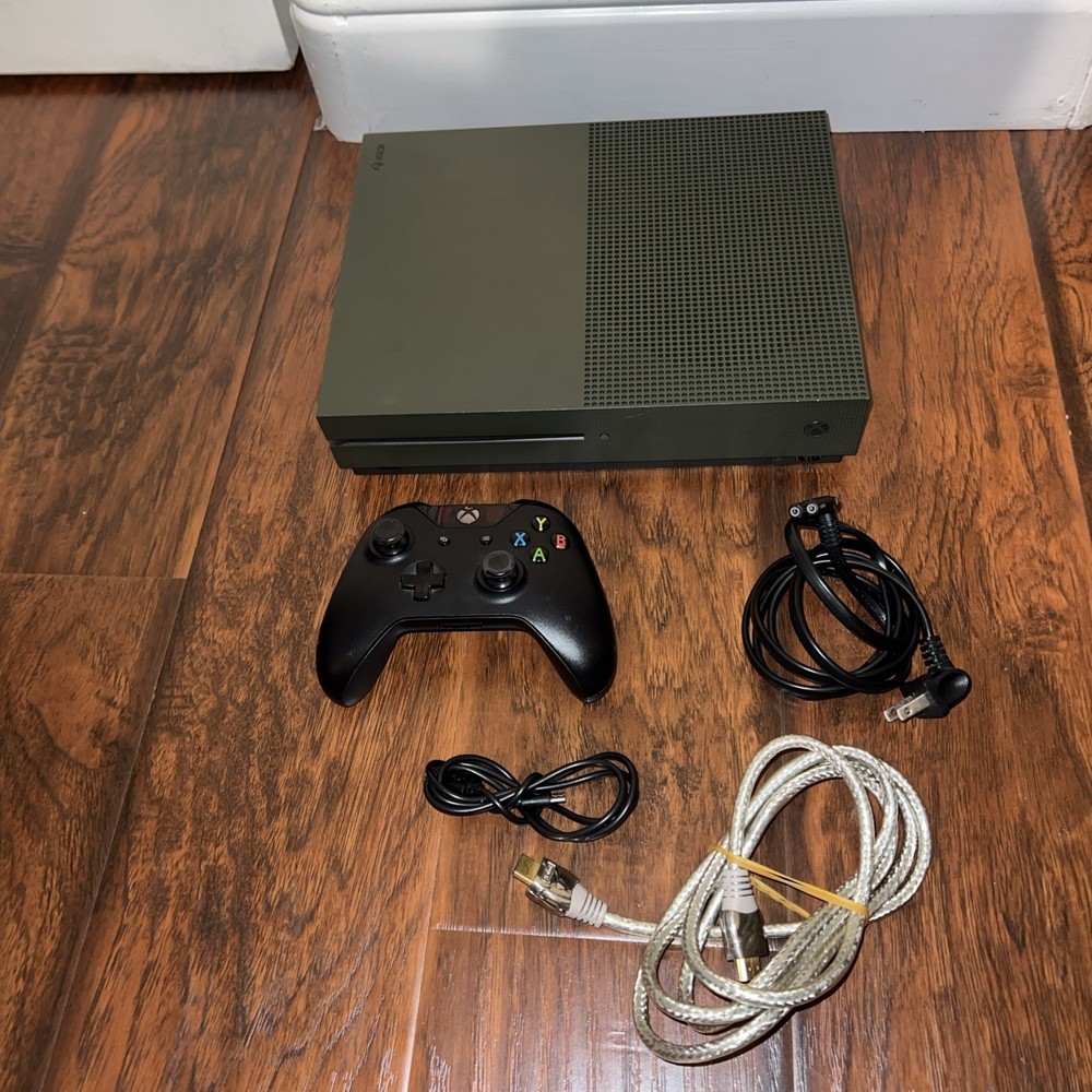 Microsoft Xbox One S Battlefield 1 Edition Console w/ Controller - Tested