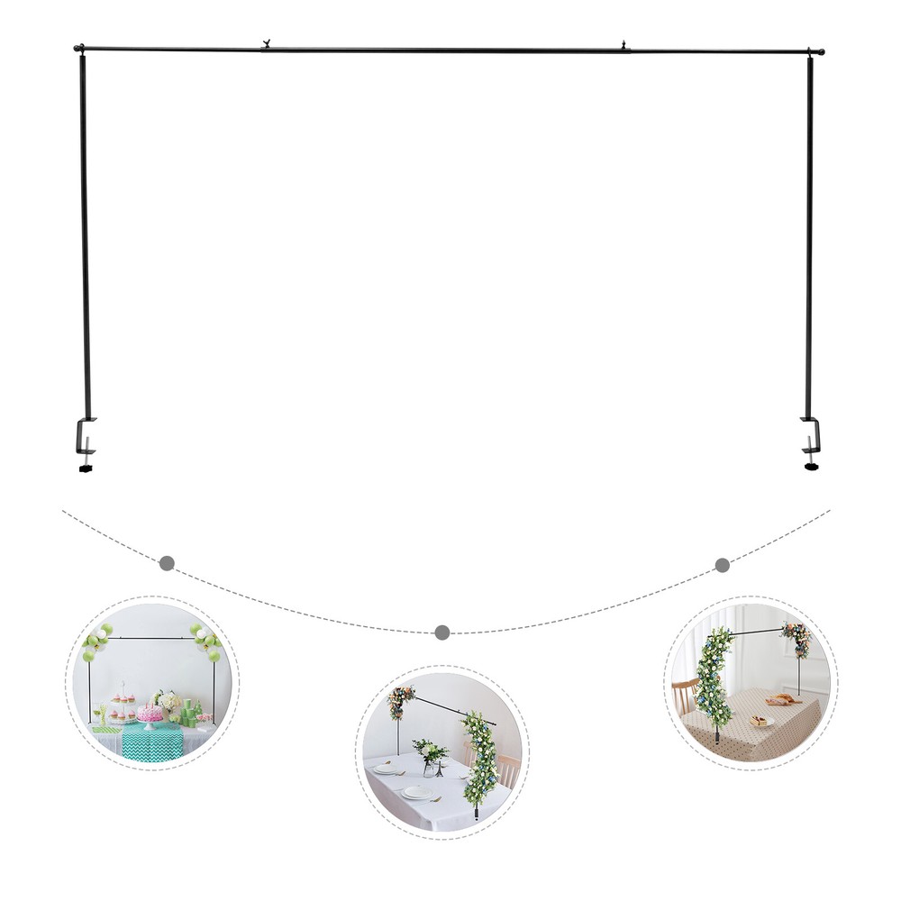 Wedding Stand with Telescoping Width (3.94-6.56ft), Sturdy Metal Construction