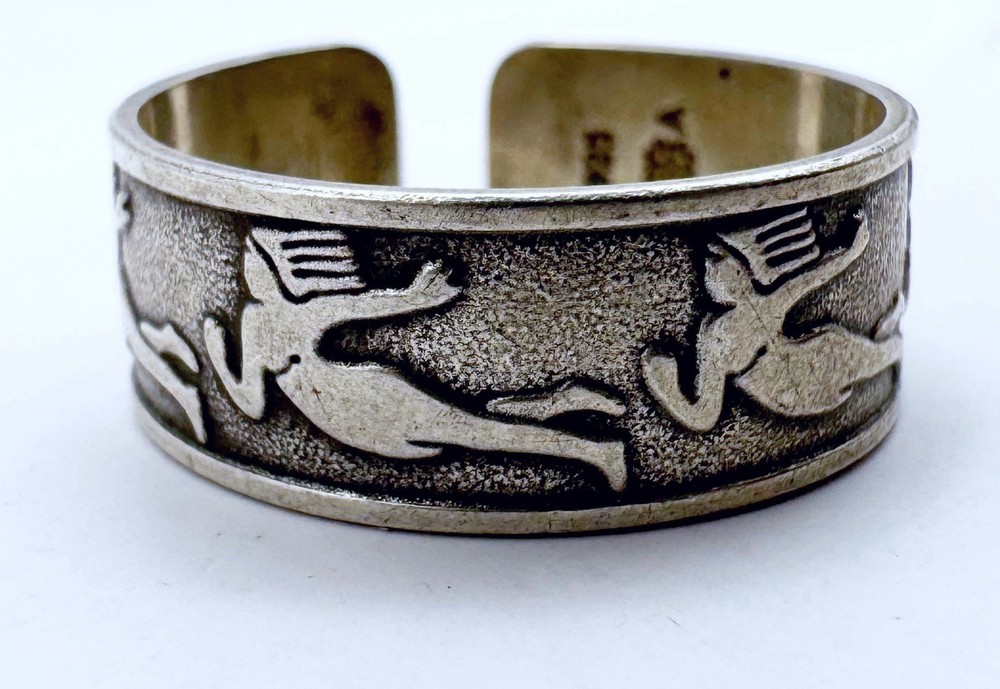VIRGO The Virgin Band Sterling Silver 925 Adjustable Ring
