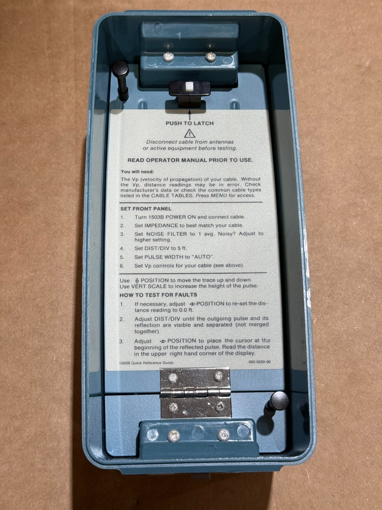 Tektronix 1503B Metallic TDR Cable Tester