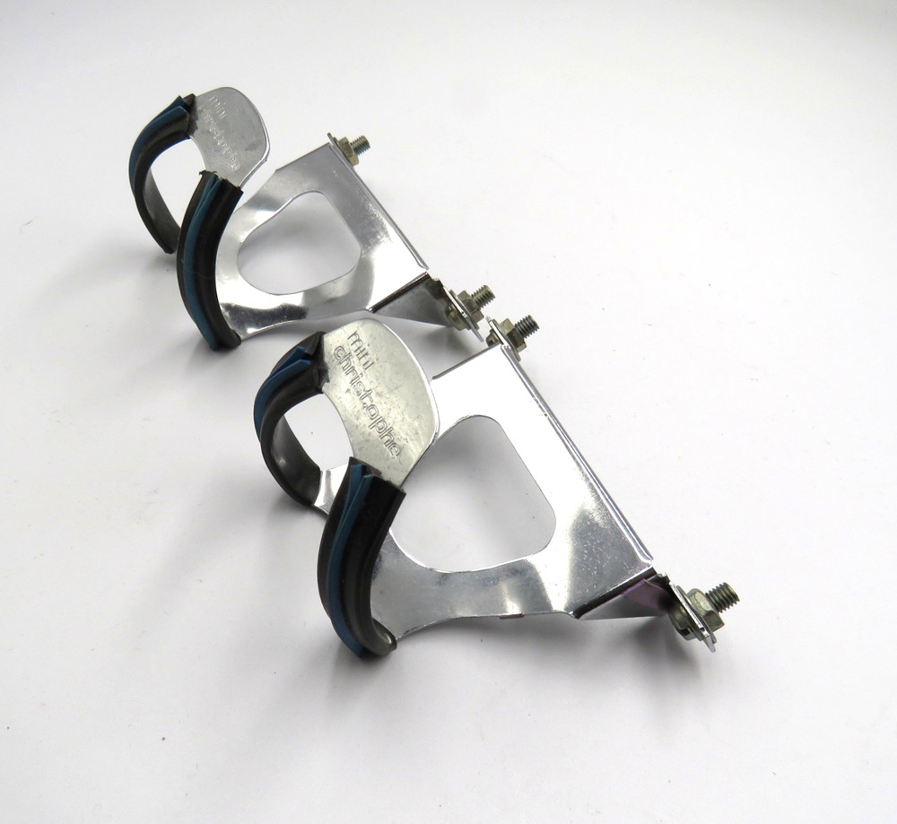 Vintage Half Toe Clips Mini Christophe Chrome