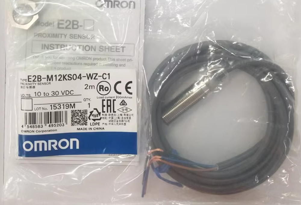 1PC New Omron Proximity sensor E2B-M12KS04-WZ-C1 2M #LL