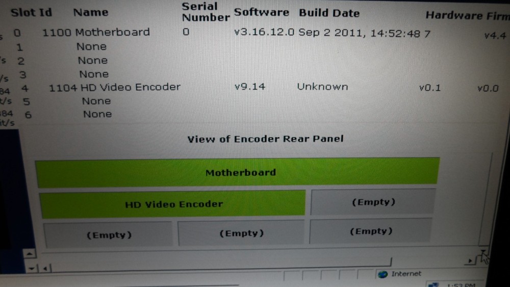 Ericsson Tandberg E5720 E5780 MPEG2 DVB ASI HD Encoder E5782 all LicensesEnabled