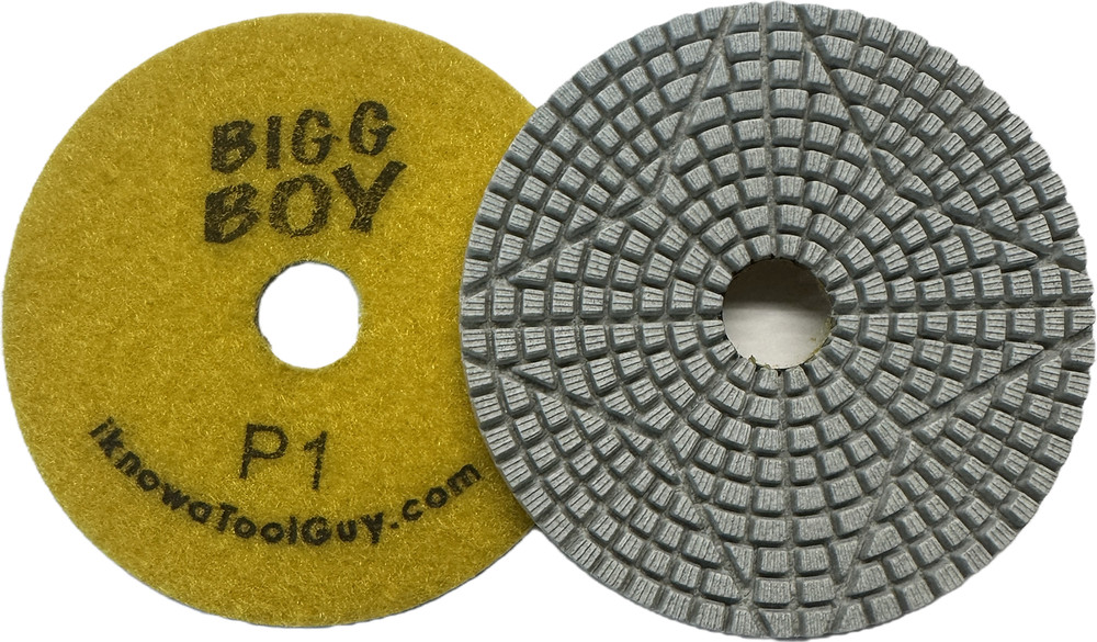 4" BIGG BOY 3 Step Polishing Pads P3
