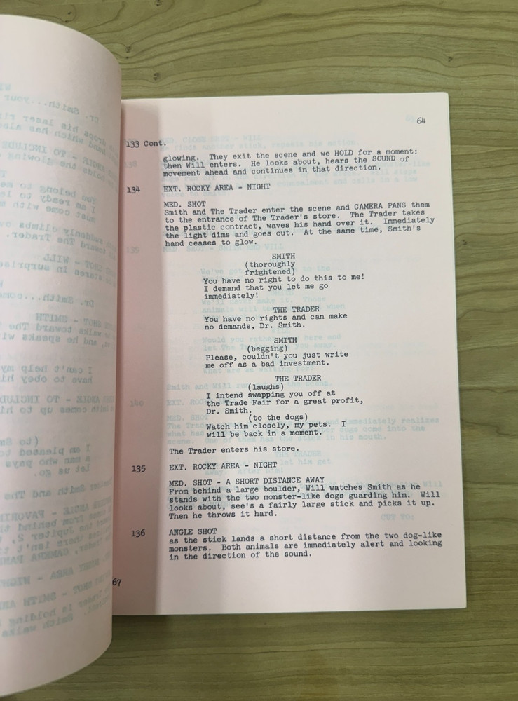 1960s Lost in Space "The Space Trader" Studio-issued Sci Fi TV Show Script