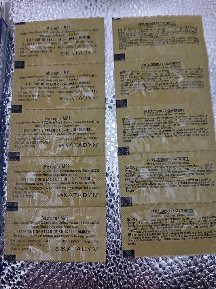 Katadyn Micropur MP1 Purification Tablets (20 Count)