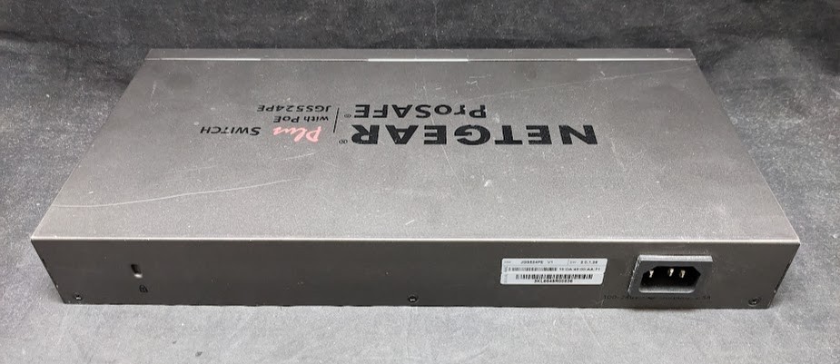 Netgear ProSafe Plus 24 Port Switch | JGS524PE | Used | Functional