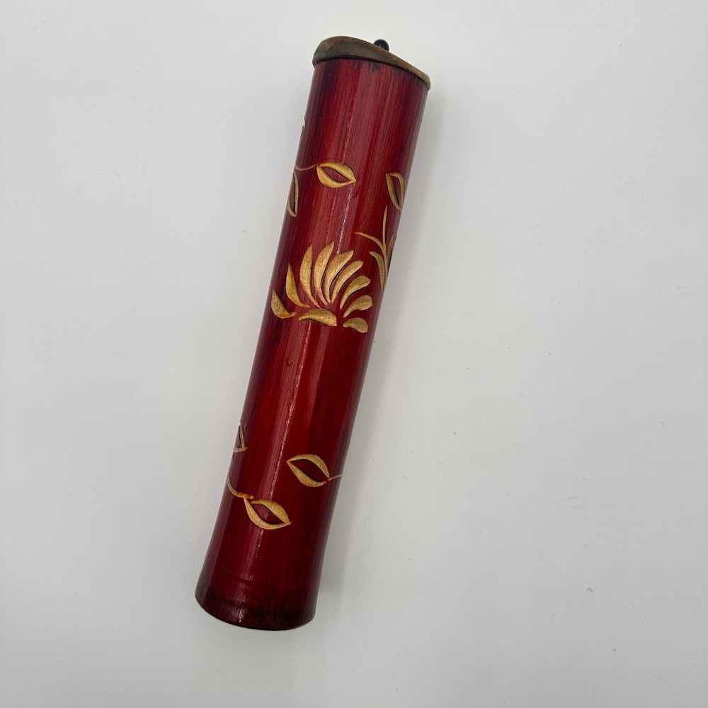 Bamboo Carved Incense Burner / Holder