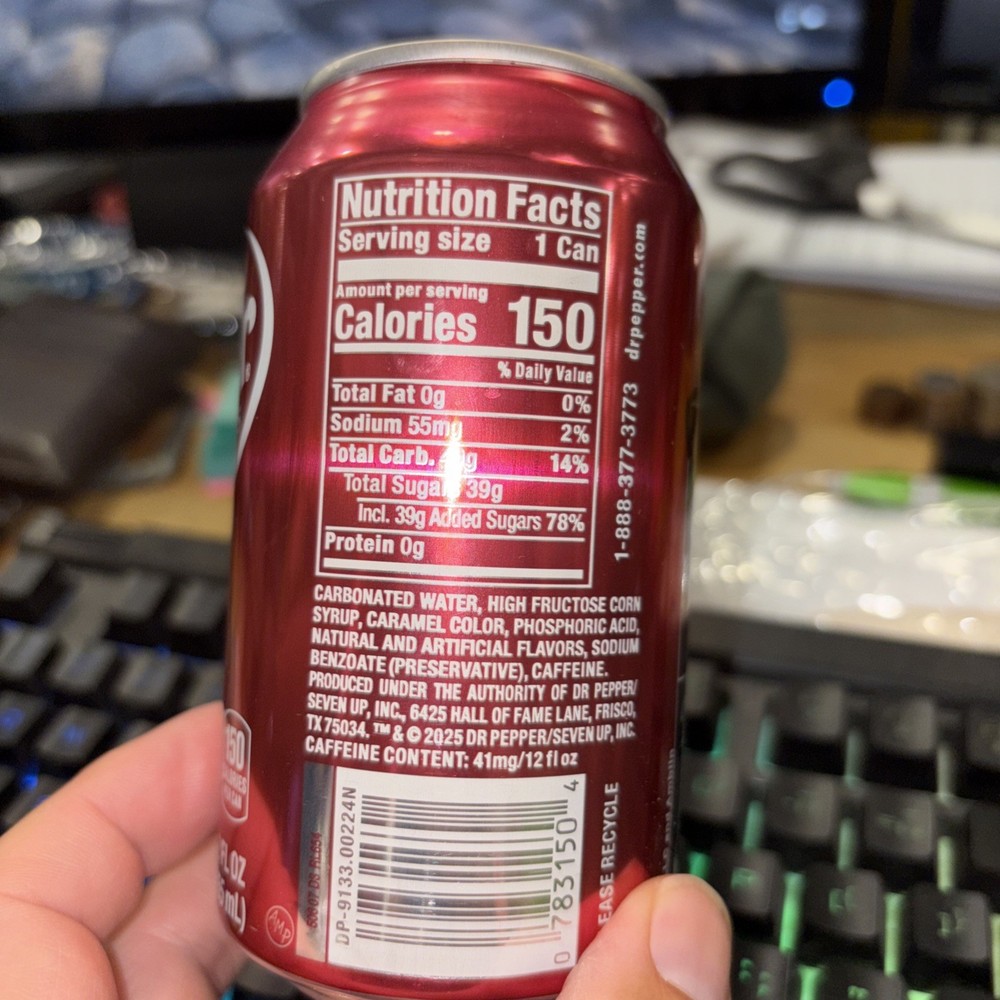 Jurassic World Dr. Pepper Can Empty